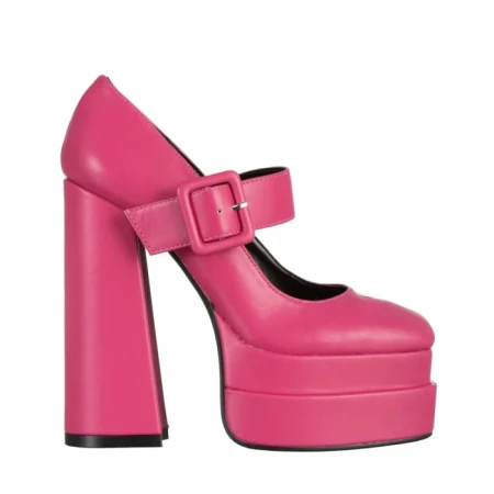 Дамски обувки  цикламени  от еко кожа  Beatrix