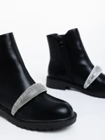 Дамски боти черни от еко кожа Sherisse