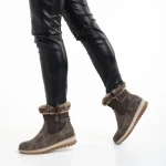 Дамски чизми  кафяви  от еко кожа  Emmie