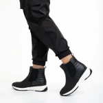 Дамски боти  черни  от еко кожа  Ivanka