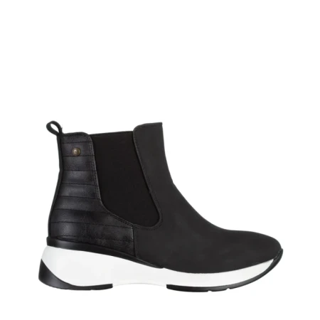 Дамски боти  черни  от еко кожа  Ivanka