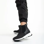 Дамски боти  черни  от еко кожа  Ivanka