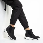 Дамски боти  черни  от еко кожа  Ivanka