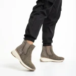 Дамски боти  бежови  от еко кожа  Ivanka