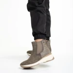 Дамски боти  бежови  от еко кожа  Ivanka