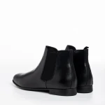 Мъжки боти черни  от естествена кожа Fausto