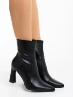 Дамски боти черни от екологична кожа Terazia
