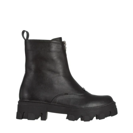 Дамски чизми  черни  от еко кожа  Clarisse