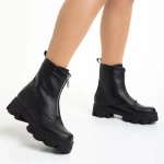 Дамски чизми  черни  от еко кожа  Clarisse