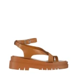 Дамски сандали  камел  от еко кожа Abilene