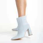 Дамски боти  сини от текстилен материал  Sondra