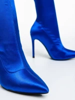 Дамски боти  сини  от текстилен материал  Lionesse