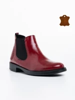 Дамски боти червени от естествена кожа Argenta