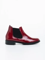 Дамски боти червени от естествена кожа Argenta