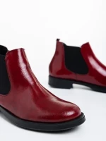 Дамски боти червени от естествена кожа Argenta