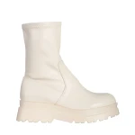 Дамски чизми бежови  от еко кожа  Ellery