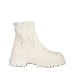 Дамски боти бежови  от еко кожа  Delma