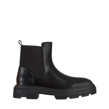 Дамски боти  черни  от еко кожа  Amorina