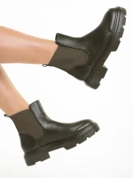 Дамски боти  зелени  от еко кожа  Amorina