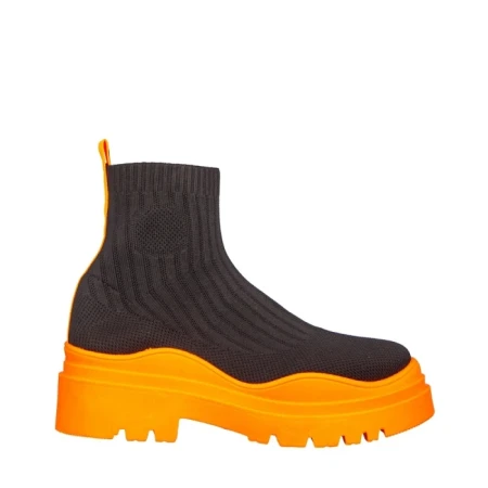 Дамски спортни обувки  Triza черни с оранжево