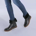 Чизми от естествена кожа Opera черни