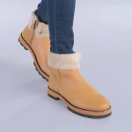 Чизми от естествена кожа Opera жълти