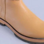 Чизми от естествена кожа Opera жълти