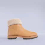 Чизми от естествена кожа Opera жълти