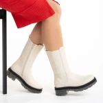 Дамски чизми бежови  от еко кожа  Avelyn