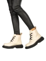 Дамски боти Oveda бежови