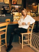 Дамски чехли черни от текстилен материал Temaria