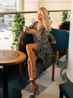 Дамски обувки  каки с  ток  от текстилен  материал Tiphanie