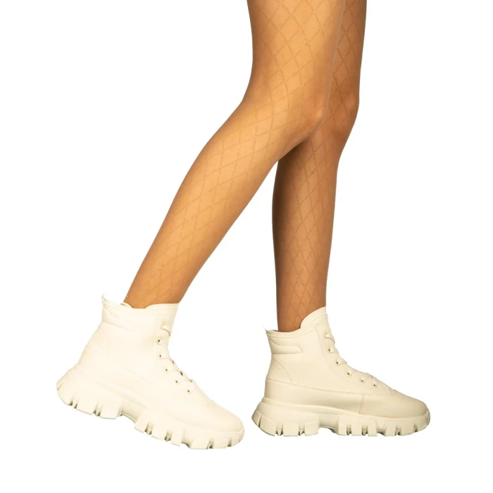 Дамски боти Jolia бели