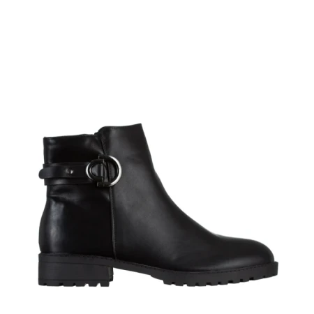 Дамски боти  черни  от еко кожа  Belmira