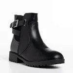 Дамски боти  черни  от еко кожа  Clarinda