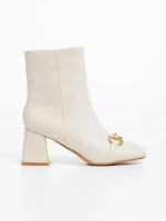 Дамски чизми бежови от еко кожа Aliah