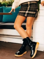 Дамски чизми черни от еко кожа Ailsa