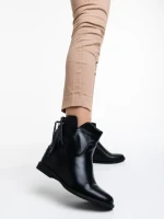 Дамски боти черни от еко кожа Charo