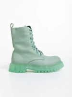 Дамски боти зелени от еко кожа Maryse