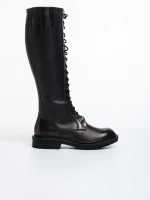 Дамски чизми  бронзови  от еко кожа  Nafiset