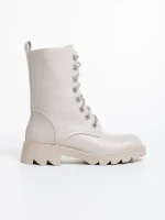 Дамски боти бежови от еко кожа Kaoru