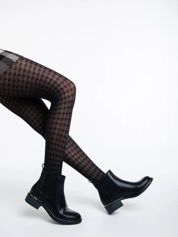 Дамски боти черни от еко кожа Vitaliya