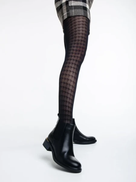 Дамски боти черни от еко кожа Vitaliya