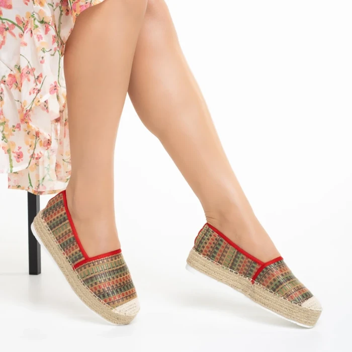 Дамски еспадрили  Amilla червени
