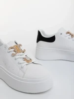 Дамски спортни обувки черни от екологична кожа Lorimar