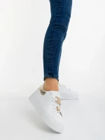 Дамски спортни обувки златисти от екологична кожа Lorimar