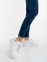 Дамски спортни обувки златисти от екологична кожа Lorimar