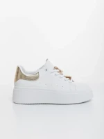 Дамски спортни обувки златисти от екологична кожа Lorimar