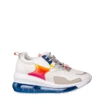 Дамски спортни обувки  сини  от еко кожа и текстилен материал  Tursa