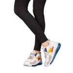 Дамски спортни обувки  сини  от еко кожа и текстилен материал  Tursa